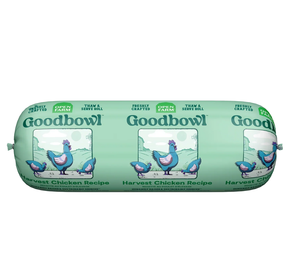 Goodbowl Harvest Chicken Freshly Crafted Roll for Dogs