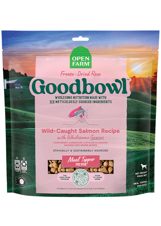 Goodbowl™ Wild-Caught Salmon Freeze Dried Raw Morsels for Dogs