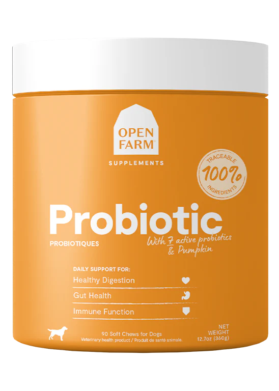 Probiotic Food Supplement Chews for Dogs