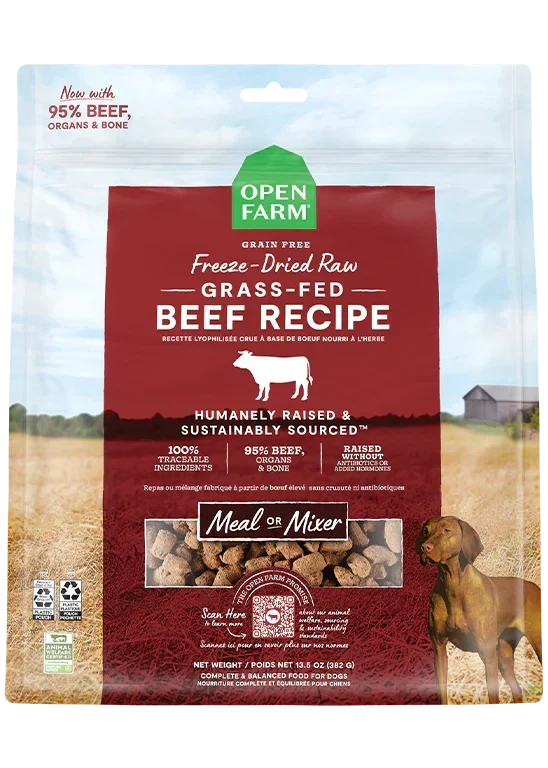 Grass-Fed Beef Freeze Dried Raw Morsels for Dogs