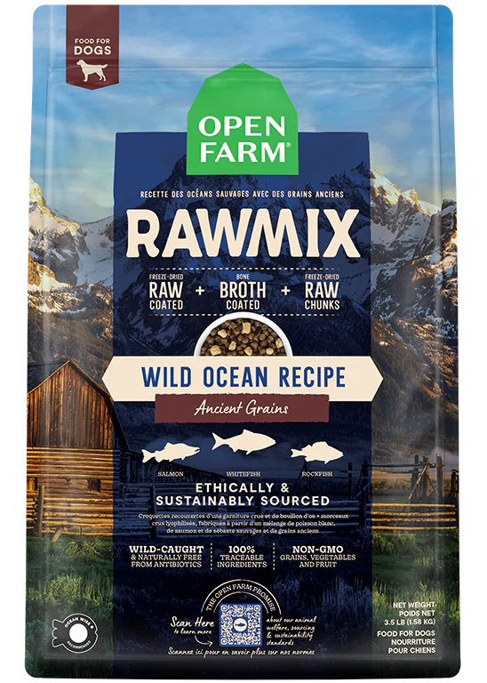 RawMix Wild Ocean Ancient Grains Dog Kibble