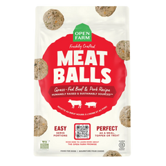 Grass-Fed Beef & Pork Freshly Crafted Meatballs for Dogs